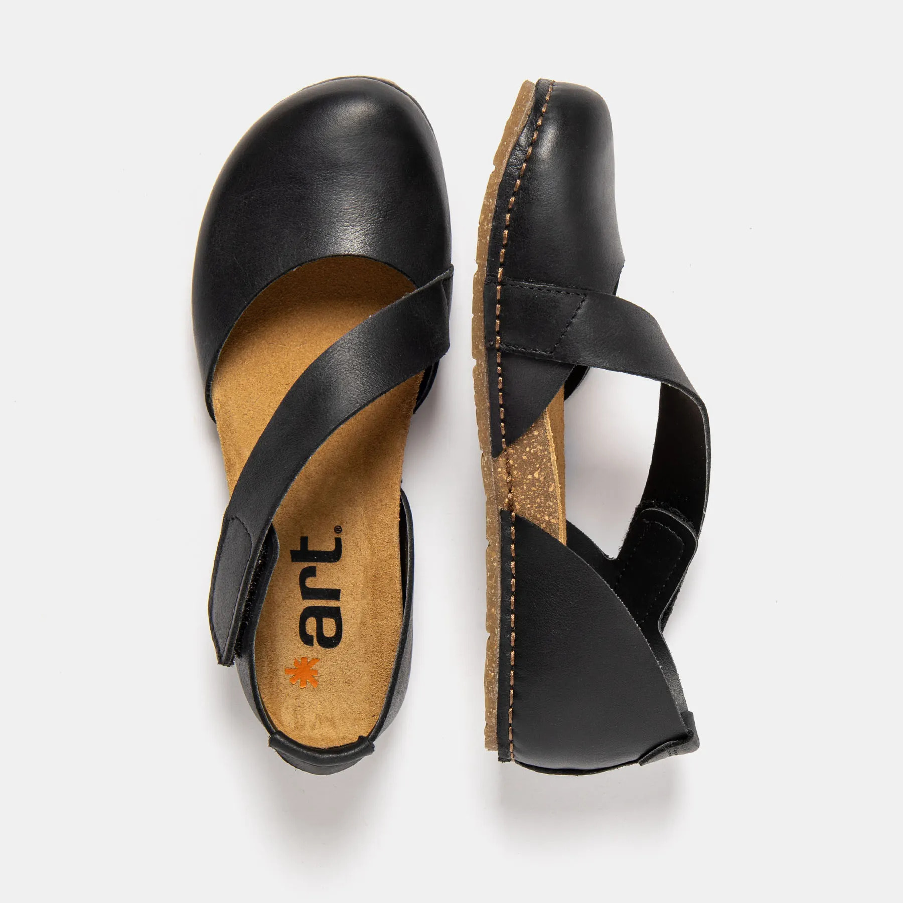 Sandalias 0384 ROMA BLACK/ CRETA color Black