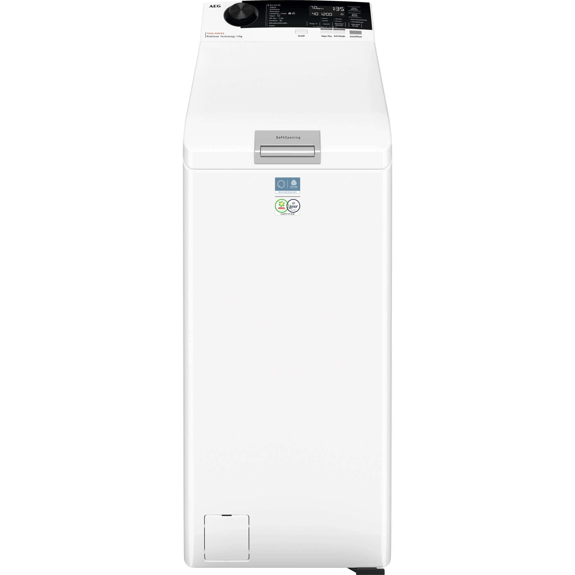 AEG Lavadora de carga superior Serie 7000 ProSteam® de 7.0 kg LTA7E7231E