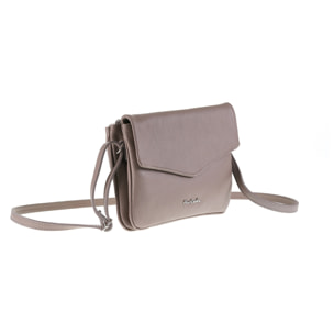 Borsa a tracolla da donna Made in Italy - Modello Seraphina Lux - 100% pelle - 26.0 x 18.0 x 4.0 cm