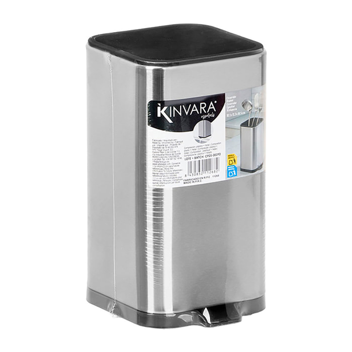 Escurridor cuadrado de acero 18,5cm