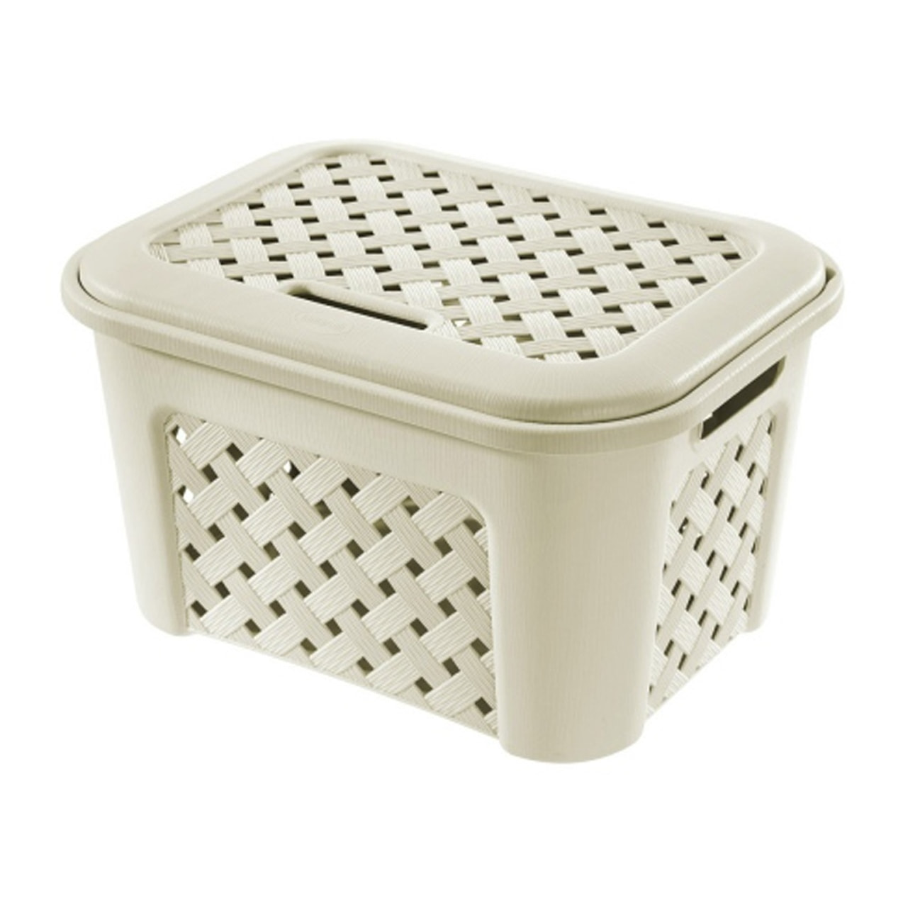 Cesta arianna con tapa modelo angora