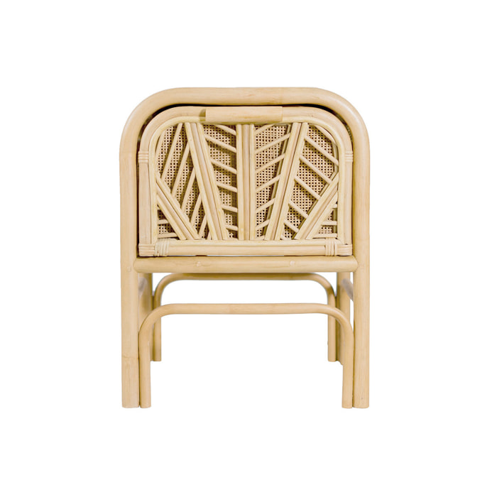 Table de chevet en rotin GALON