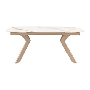 Table extensible ovale 180 à 260 cm en céramique - SYDNEY
