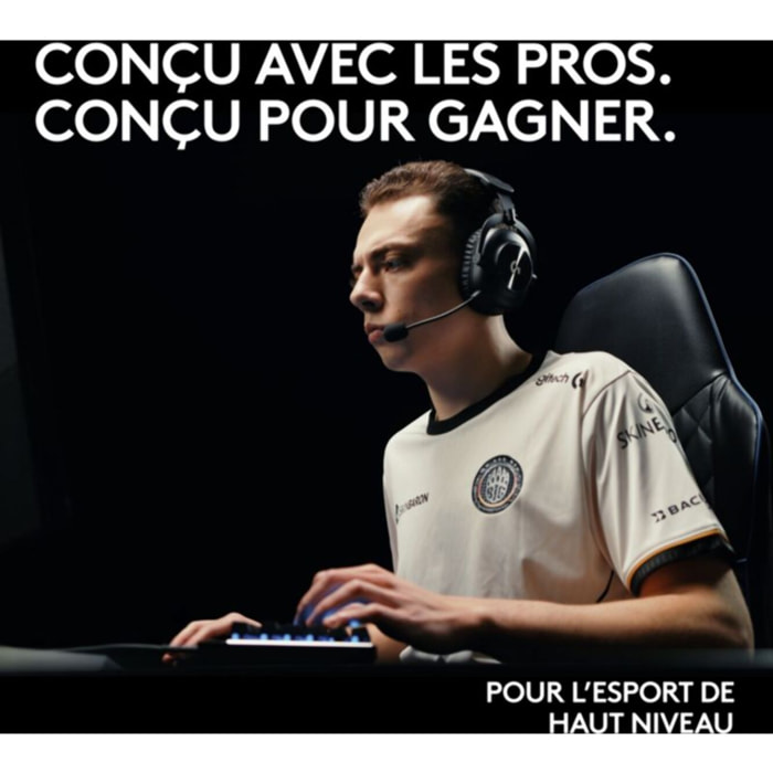 Casque gamer LOGITECH G PRO X 2 Lightspeed + Support