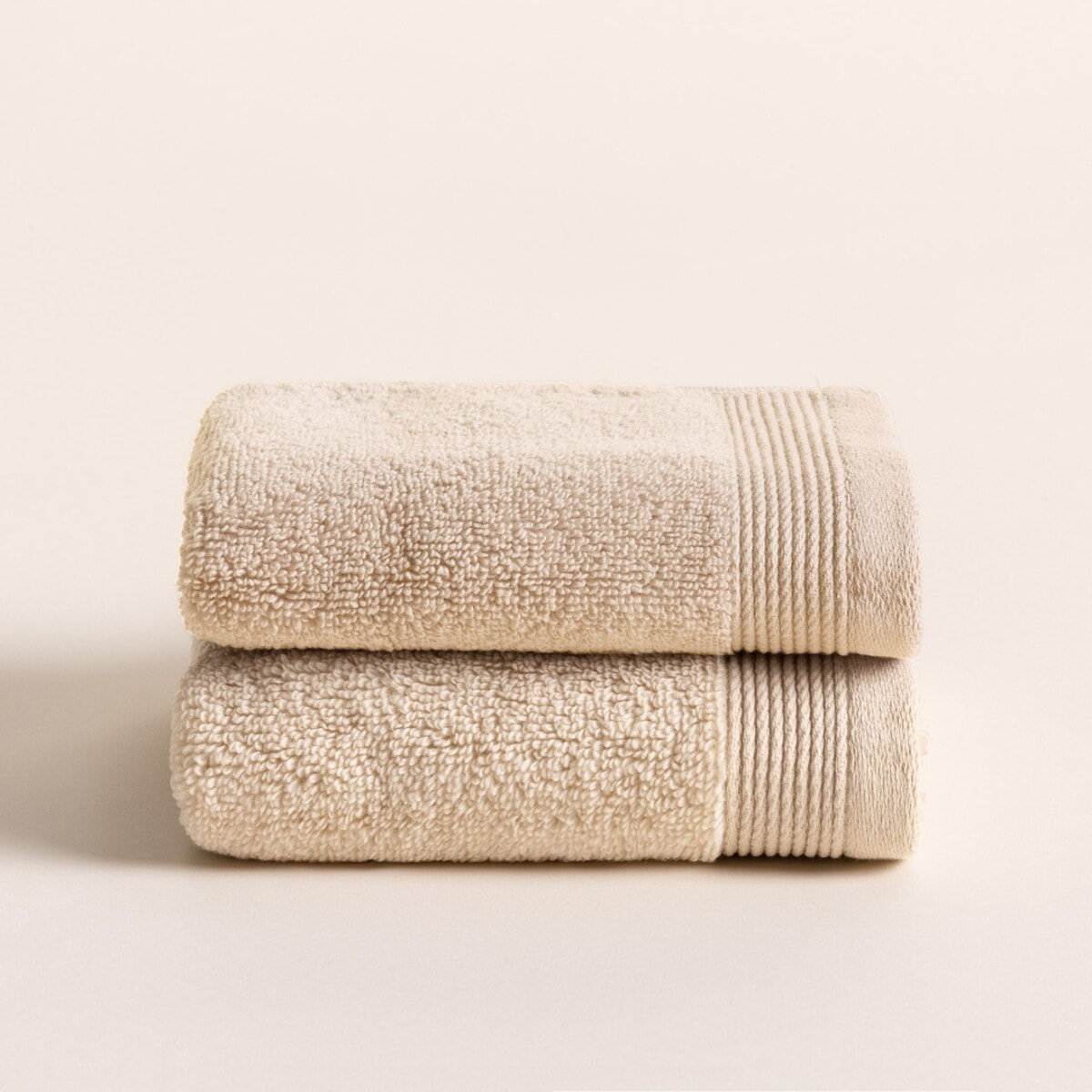 Lot de 2 serviettes de sable Harmony - Zero Twist - 600 grammes