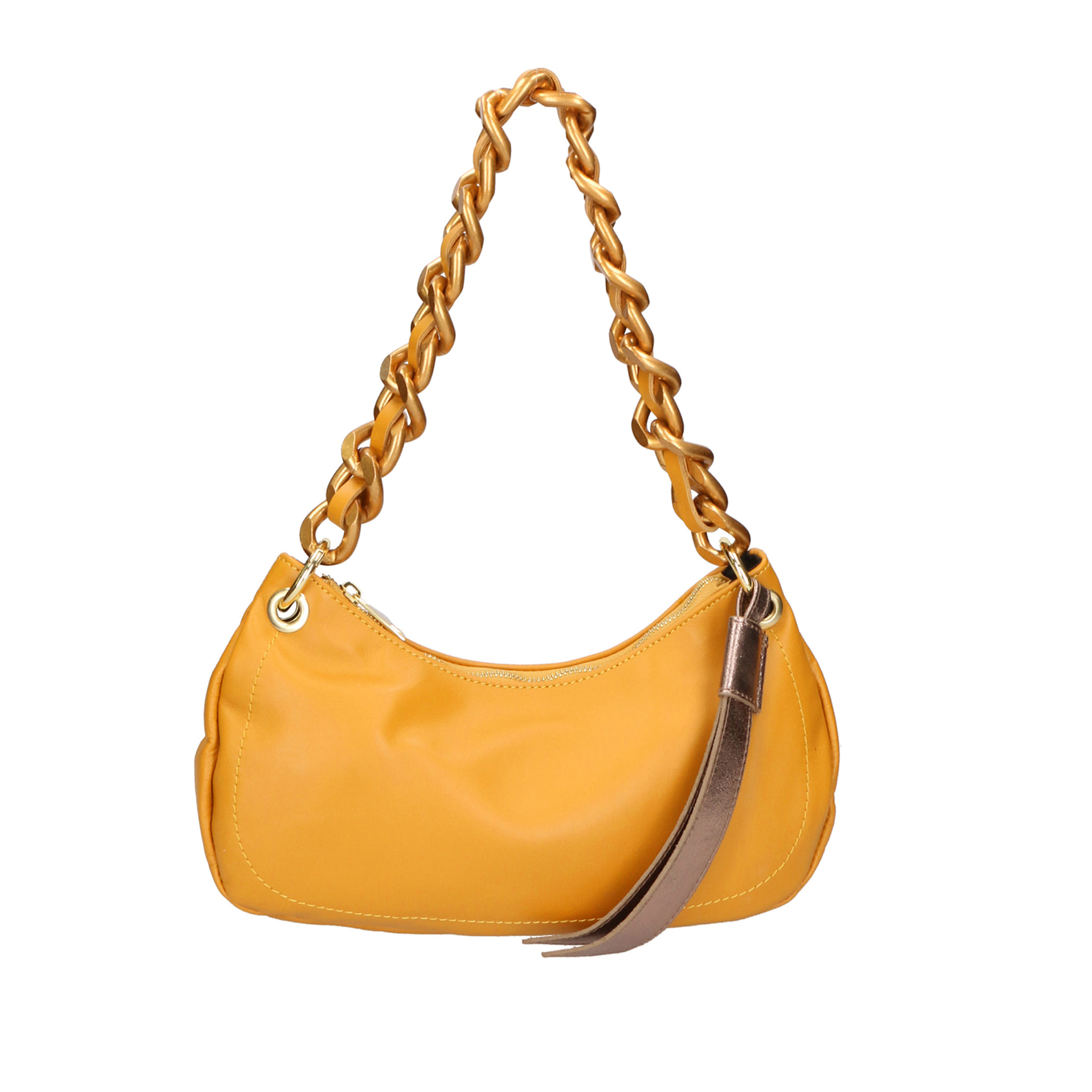 Borsa a spalla da Donna Artemide in Vera Pelle Made in Italy 14x32x8 cm