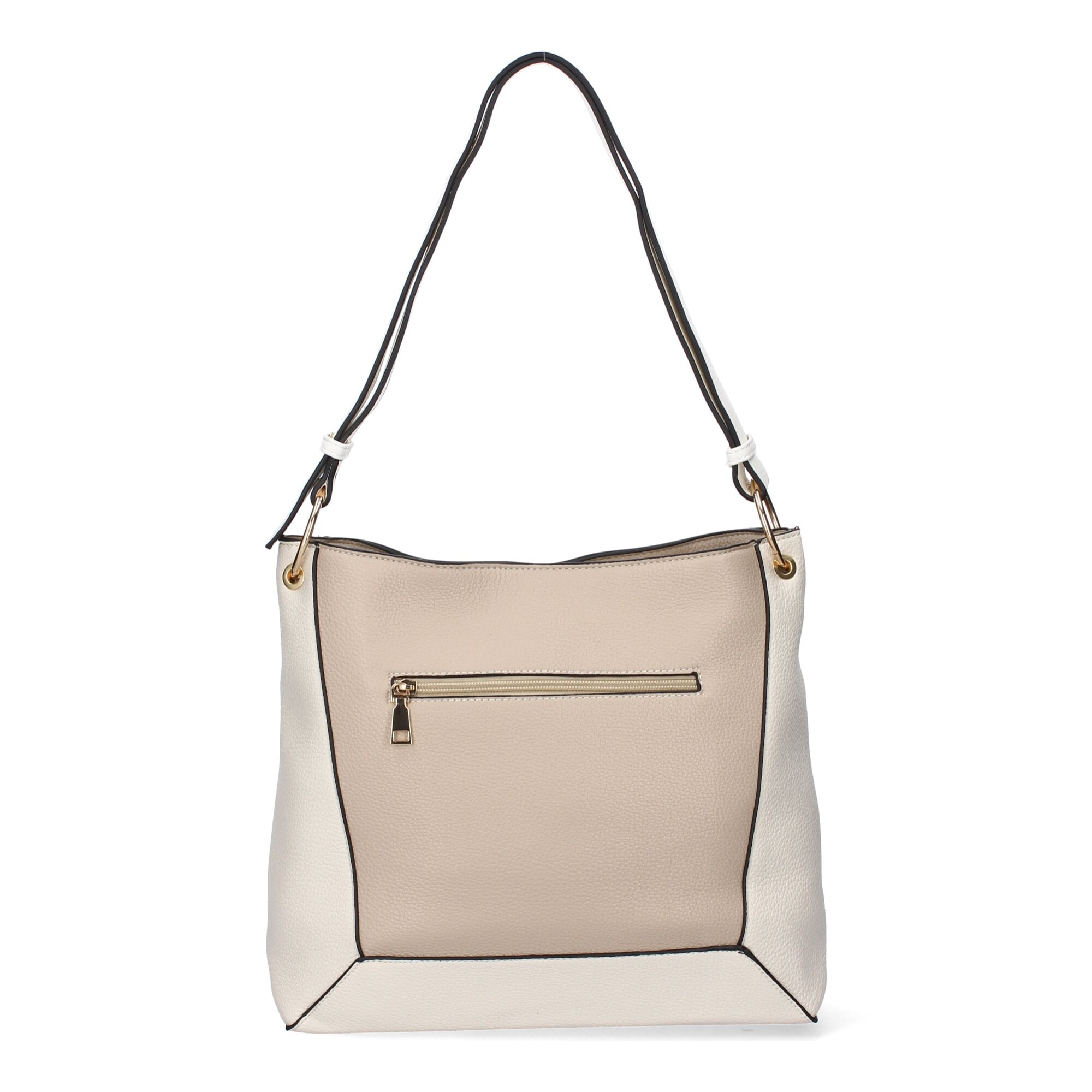 Bolso de hombro para mujer, diseño moderno elegante, compartimento principal con cremallera.