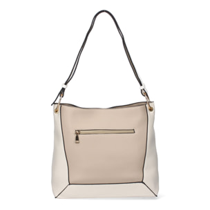 Bolso de hombro para mujer, diseño moderno elegante, compartimento principal con cremallera.