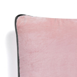 ORESTELUCHETTA Cuscino VELVET PINK & GREY