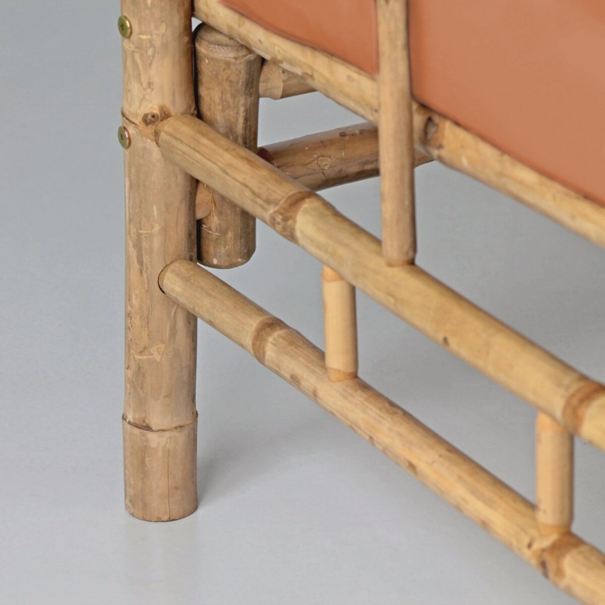 Letto a baldacchino da esterno cuscineria terra inclusa 200x190h in bamboo