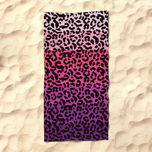 Telo mare in spugna, 90x165 cm, 100% cotone egiziano, morbido e super assorbente, asciugamano spiaggia grande ad asciugatura rapida, fantasia colorata resistente ai lavaggi, ideale per mare piscina vacanze e viaggio