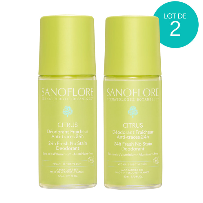 Citrus - Roll-on Bio efficacité 24h 2 x 50ml