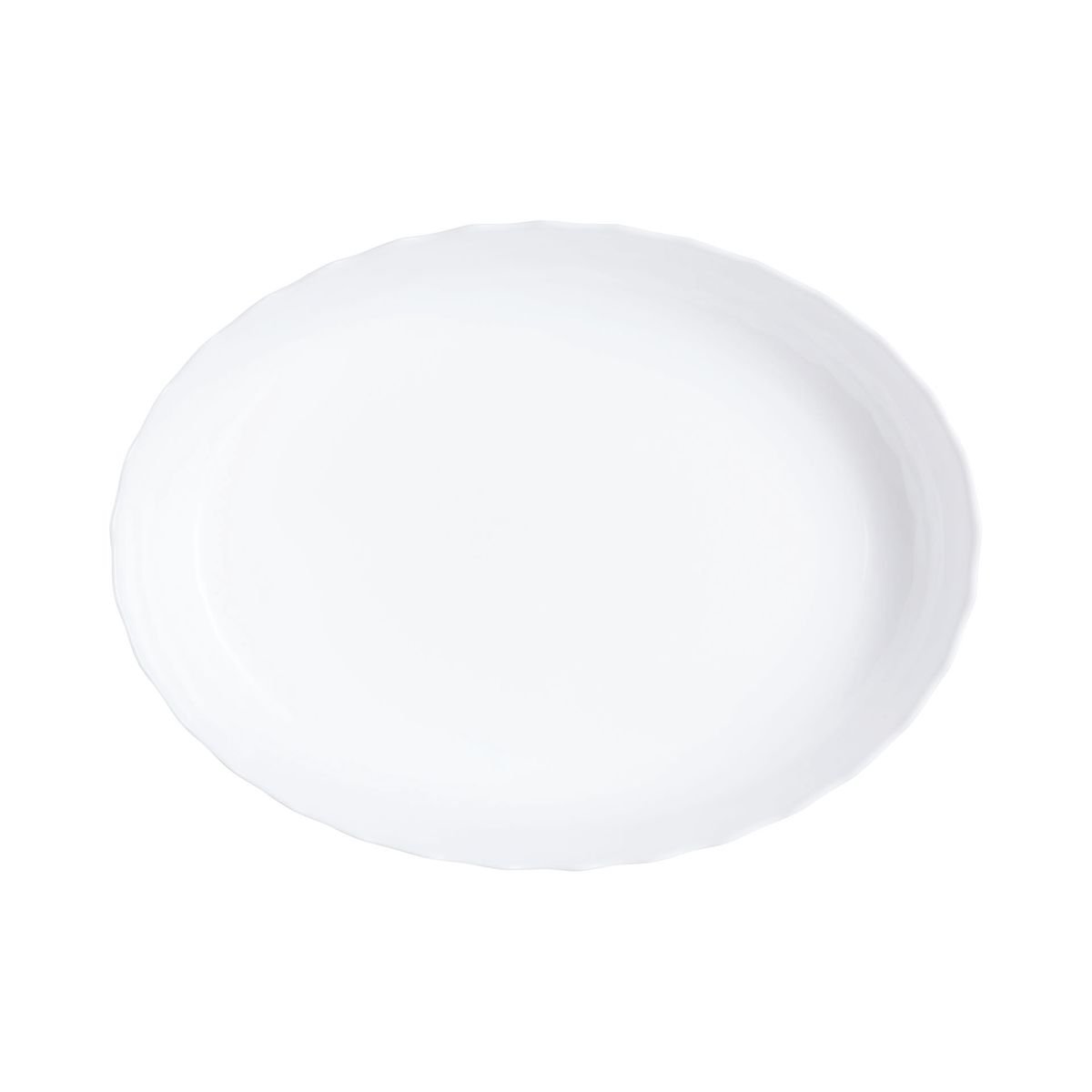 Fuente para horno ovalada blanca 32X24 cm Smart Cuisine Trianon - Luminarc