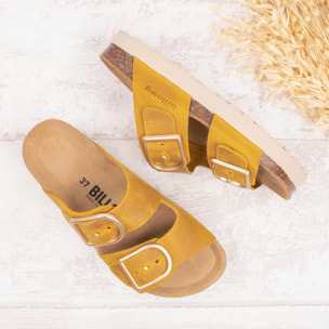 SANDALO CON ZEPPA BILLOWY GIALLO