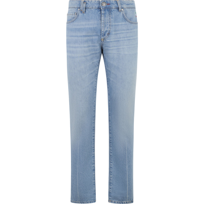 PHILIPP PLEIN Basic Straight Cut Jeans