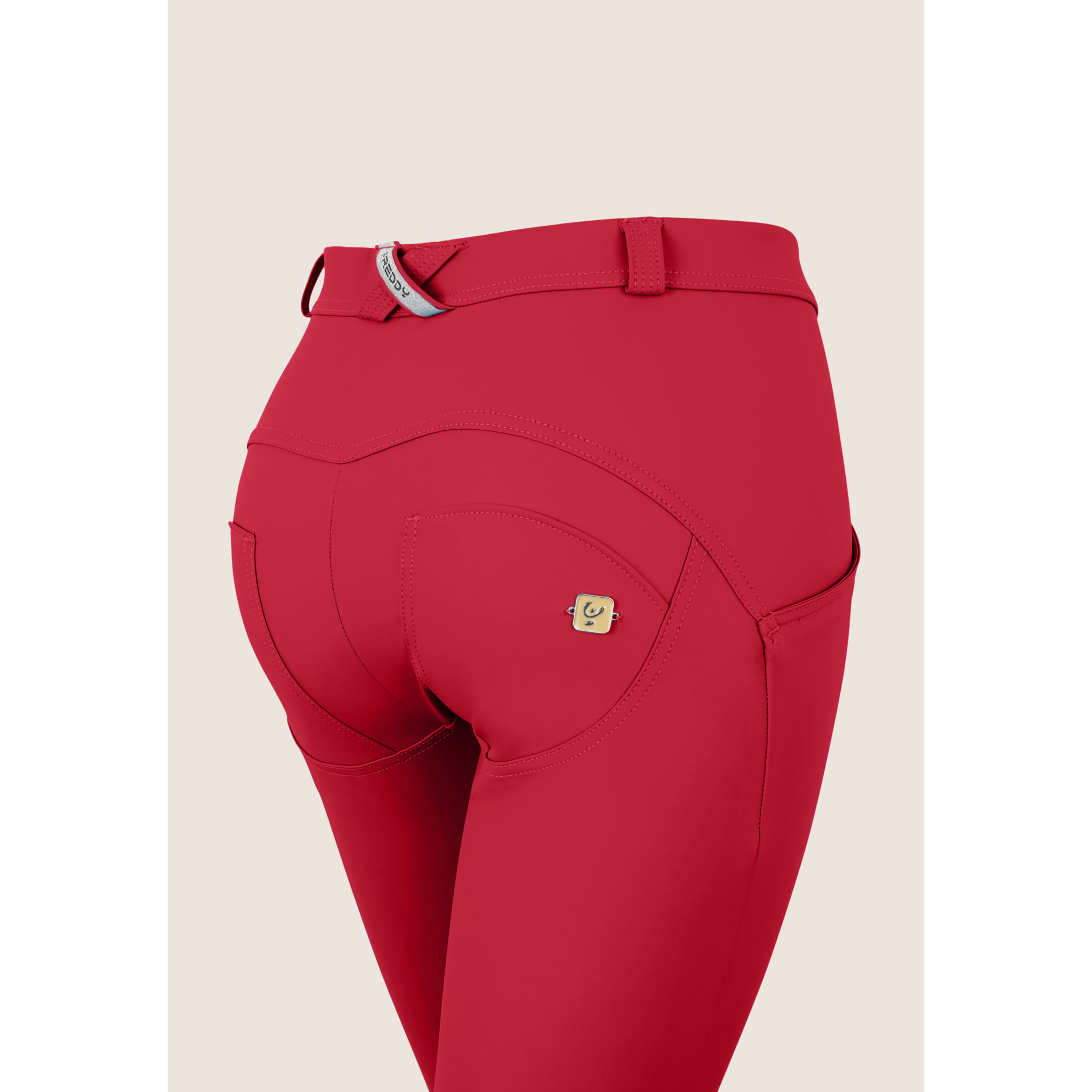 Pantaloni push up WR.UP® superskinny similpelle ecologica