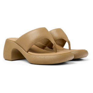 Sandalias - CAMPER Thelma - Marron - Cuero liso