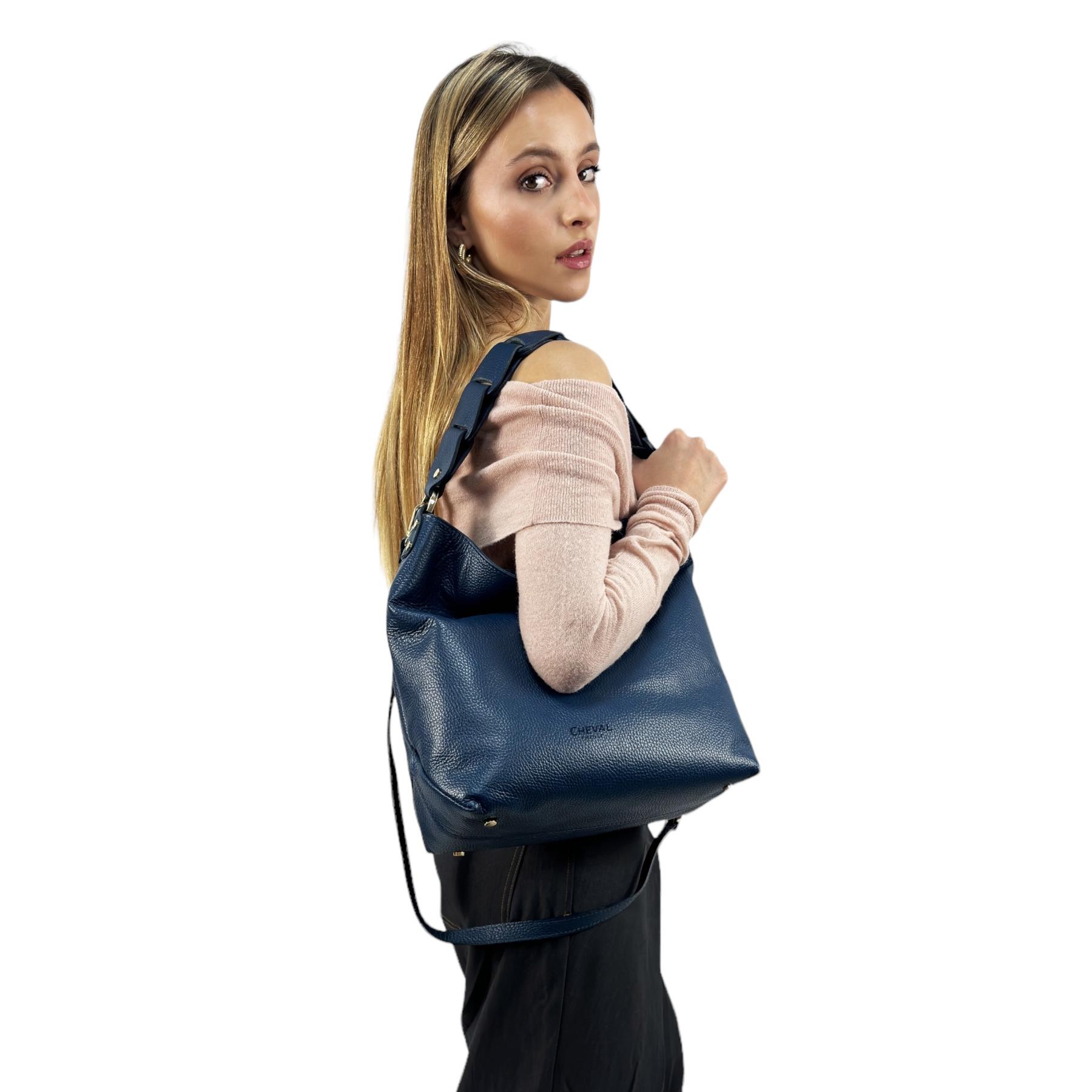 Borsa a spalla Cheval Firenze Lily Blu