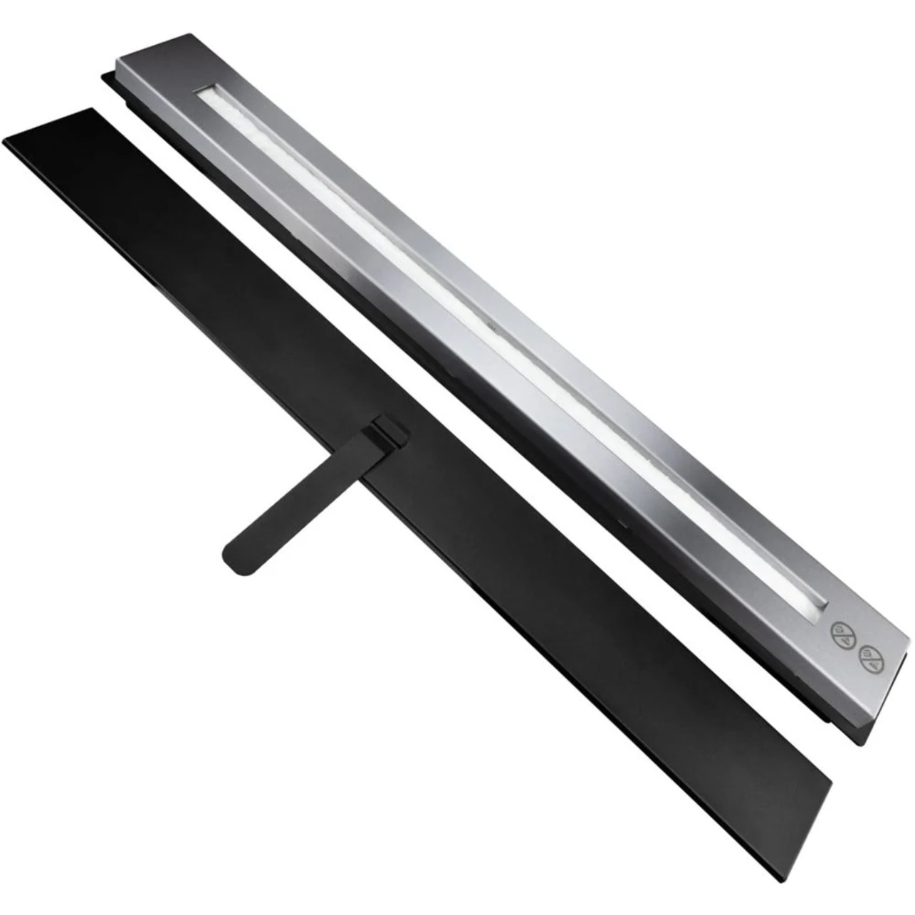 Bruciatore a bioetanolo per camino 1,7 L in acciaio inox 90x11xH5,3 cm