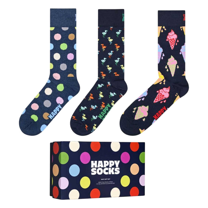 Calcetines 3 pack navy