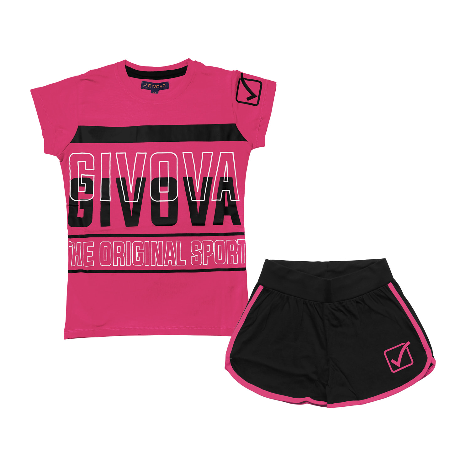 Completo Corto Ragazza GIVOVA Cotone 8 / 16 Anni