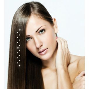 Adornos Para El Cabello En Tiras De Pegatina Con Plancha