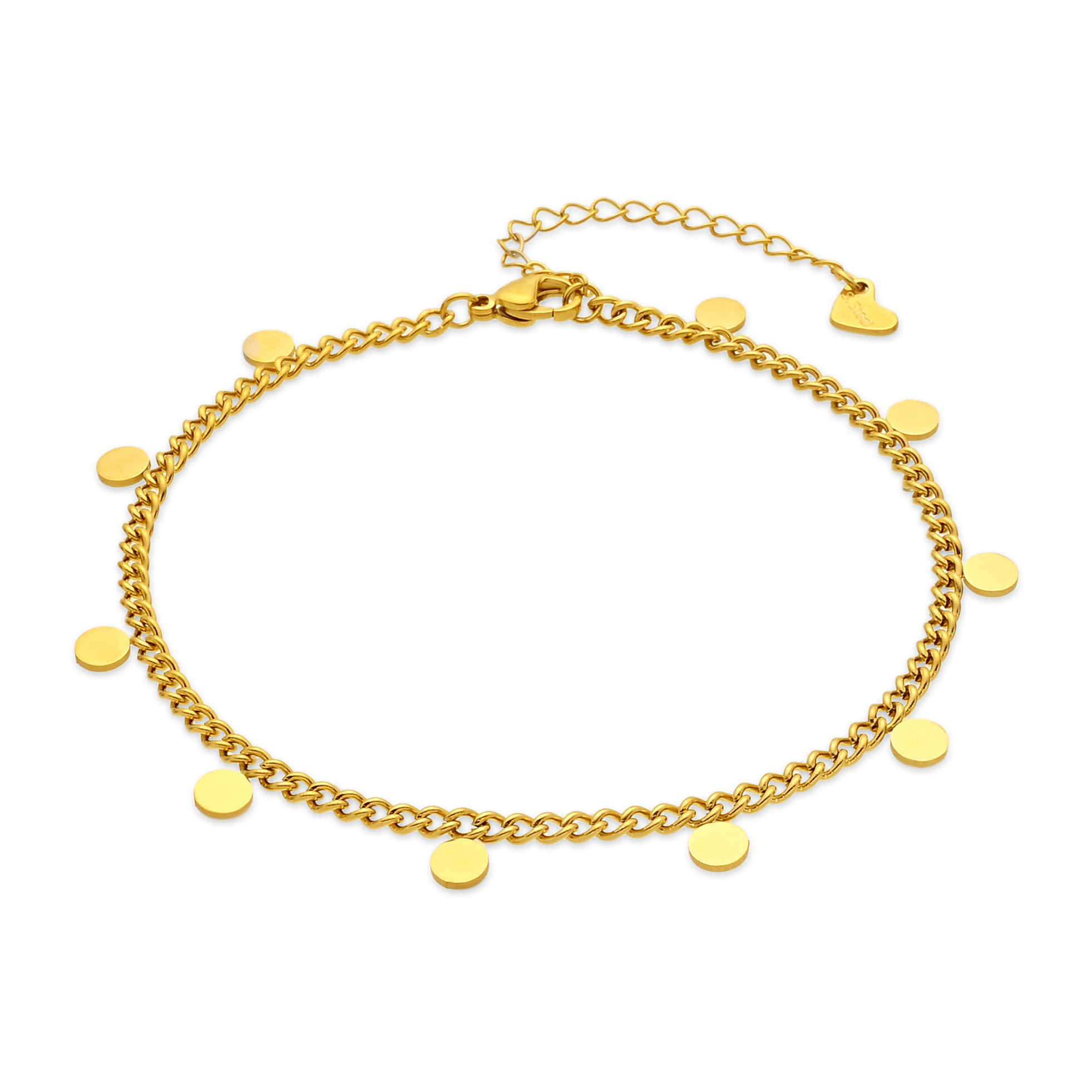 Tobillera Netla acabado oro amarillo 18k