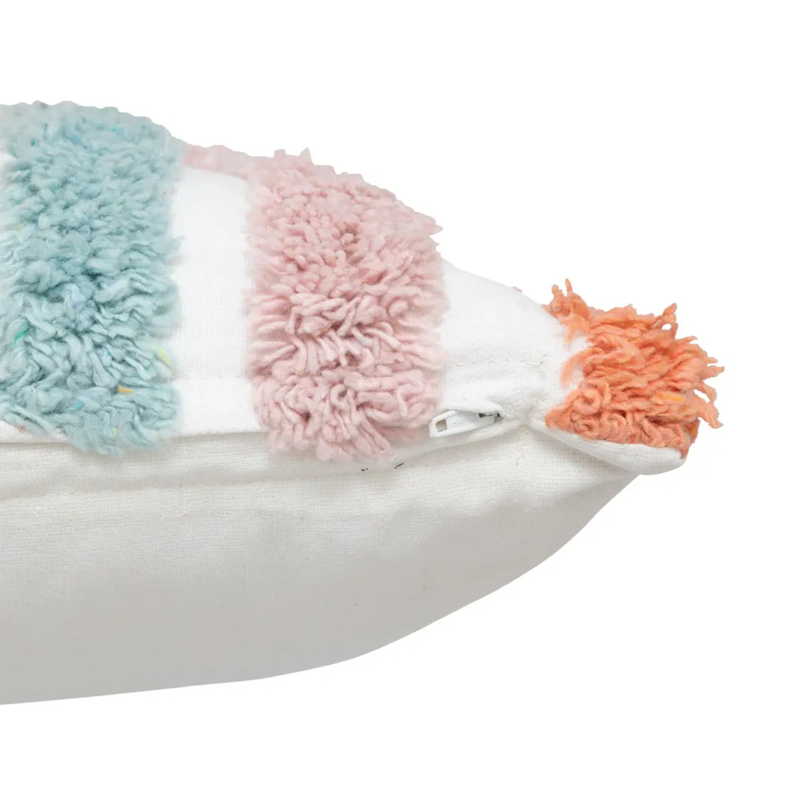 Coussin enfant "Arc-en-ciel" coton 40x40cm