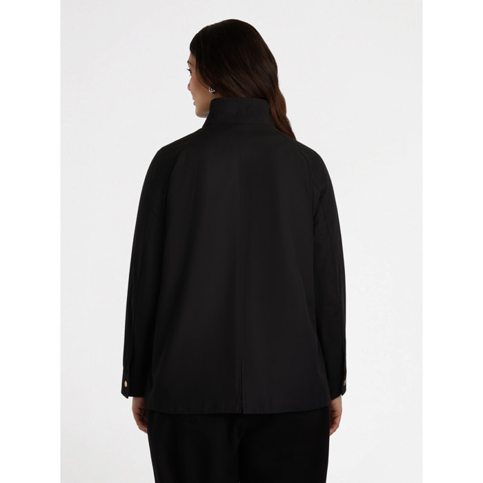 Fiorella Rubino - Parka leggero con zip - Nero
