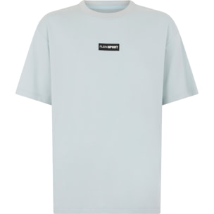 PLEIN SPORT Slub Cotton T-Shirt Scratch