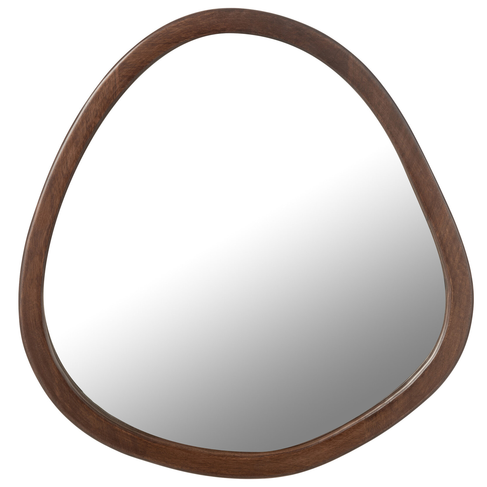J-Line miroir Whisp - bois - brun - large - Ø 59 cm