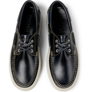 Zapatos de cordones - CAMPER Runner Four - Azul - Cuero liso