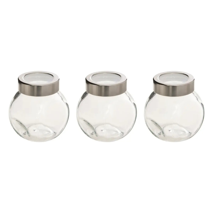 Lot de 3 bocaux à épices Miro 200ml en verre