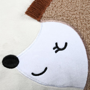 Coussin rectangulaire enfant hérisson - Naturel