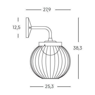 Cage - Lampada Led 20W A Sospensione Con Catena A Luce Fredda Colore Bianco