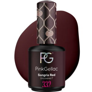 Vernis semi-permanent - 332 Sangria Red - 15 ml