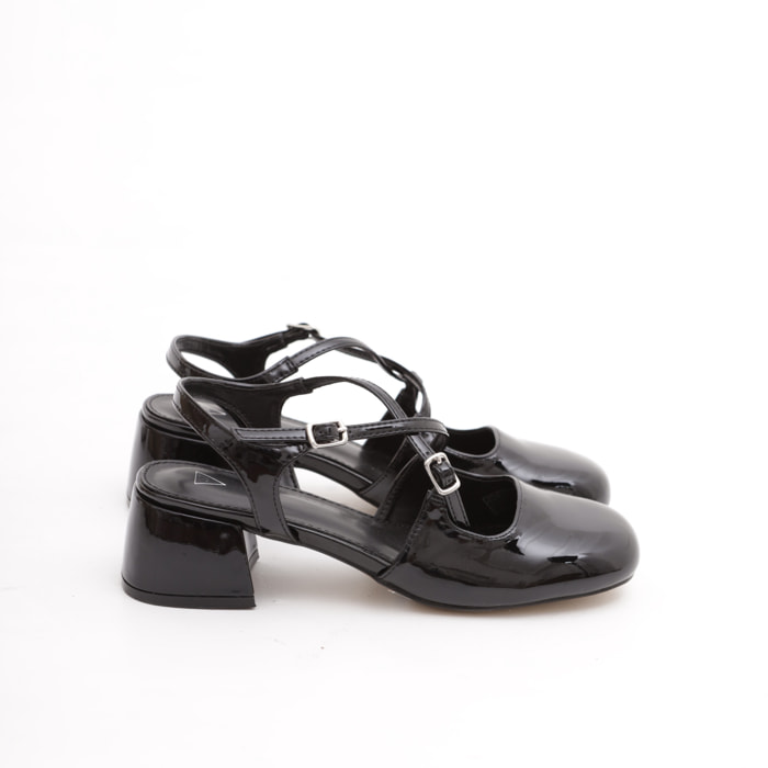 DECOLLETE' D'ORSAY BABY CHOCOLA' NERO