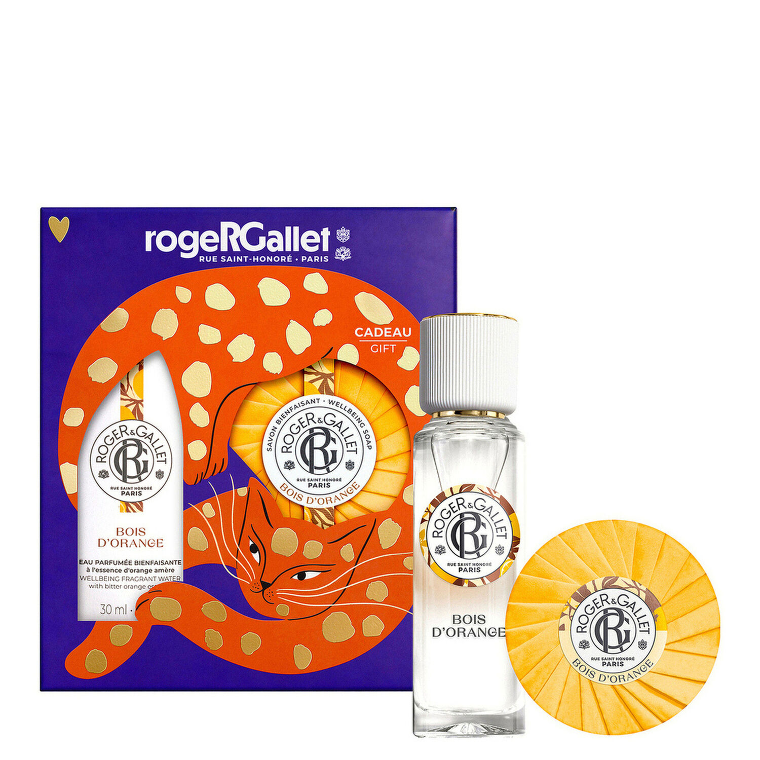 Bois d'Orange - Coffret Eau Parfumée Bienfaisante 30 ml + Savon Bienfaisant 100 gr