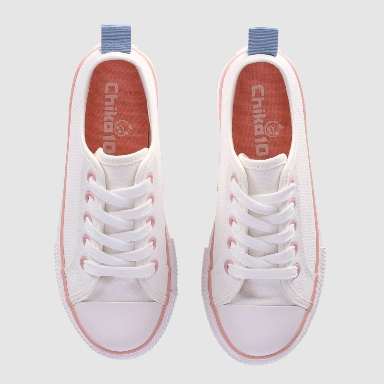 Deportivos de Tejido - Blanco - Tacón: Bajo