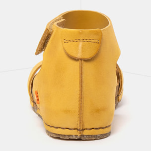 Sandalias 0382 ROMA YELLOW/ CRETA color Yellow