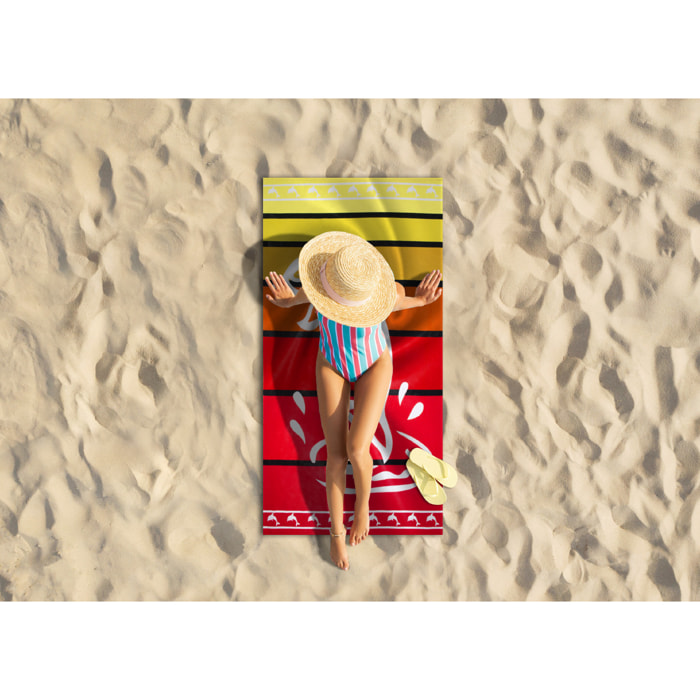 Telo Mare Grande 100x180 Spugna Maui Doplhin D6