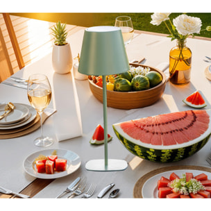 Lampe à poser 4 en 1 - Vert amande - NAOUSSA