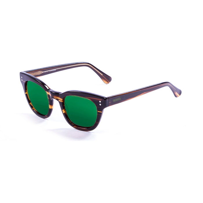 Gafas de sol LENOIR CROISETTE - Marrón / Revo verde