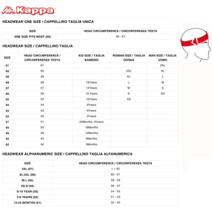 Tapas Kappa Hombre Mujer Authentic Boxie