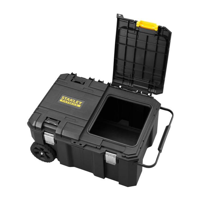 Coffre De Chantier Étanche TSTAK PRO-STACK - STANLEY FATMAX FMST17870-1 - Volume 136 L - Capacité 50 kg - Rangement Roulant