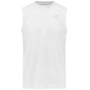 T-Shirts & Top Kappa Uomo Logo Korpo Cadwal Bianco