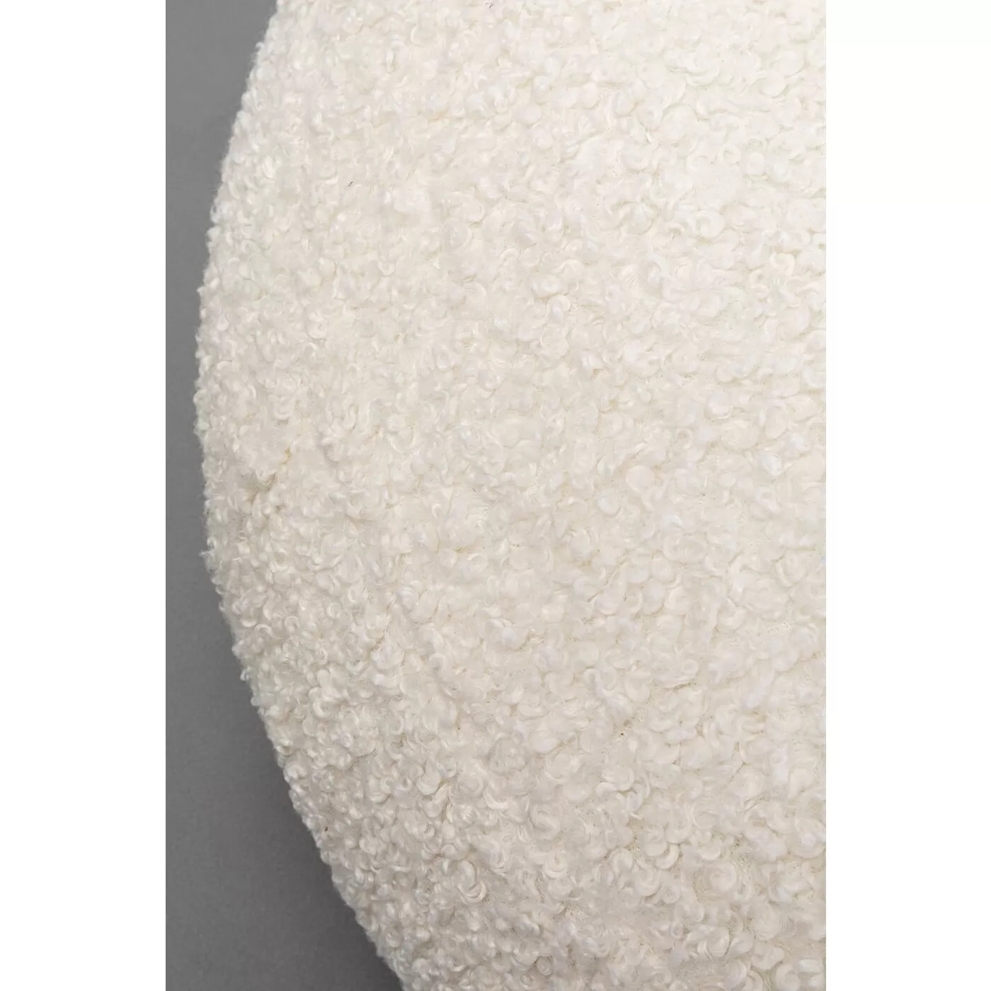 Pouf Pebble Boucle blanc Kare Design