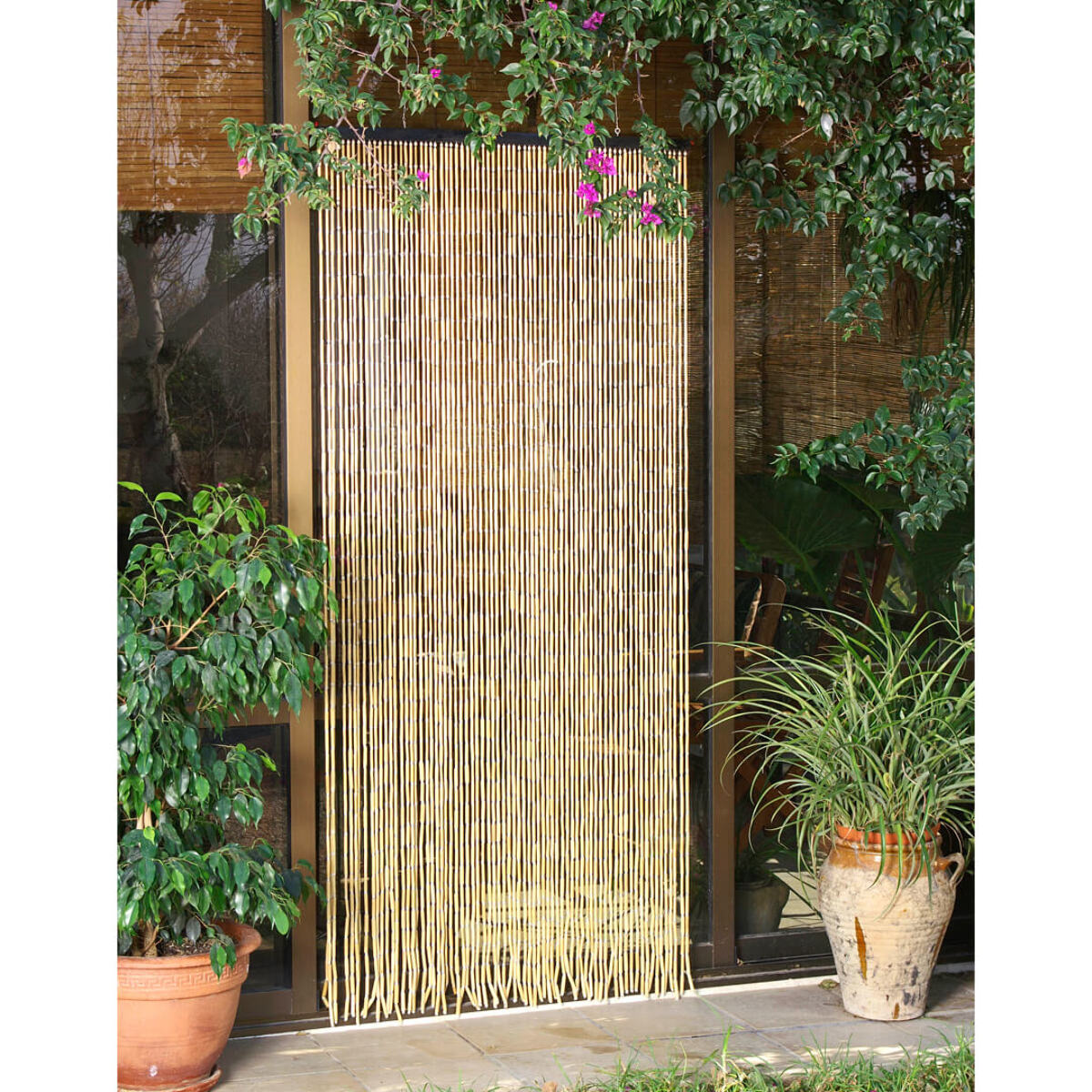 Cortina Puerta Hong Kong Marfil 70 Lineas 90x200 Cm