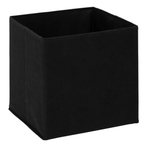Boîte de rangement Mix'n modul 31x31cm relief bali noir