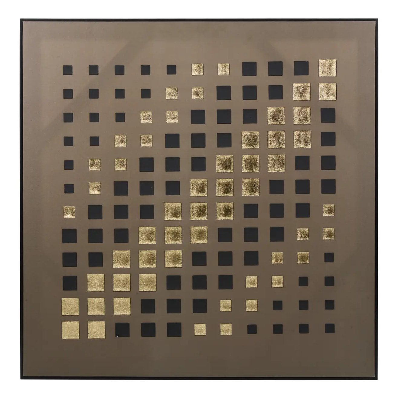 Toile Douwy 78x78cm vert foncé